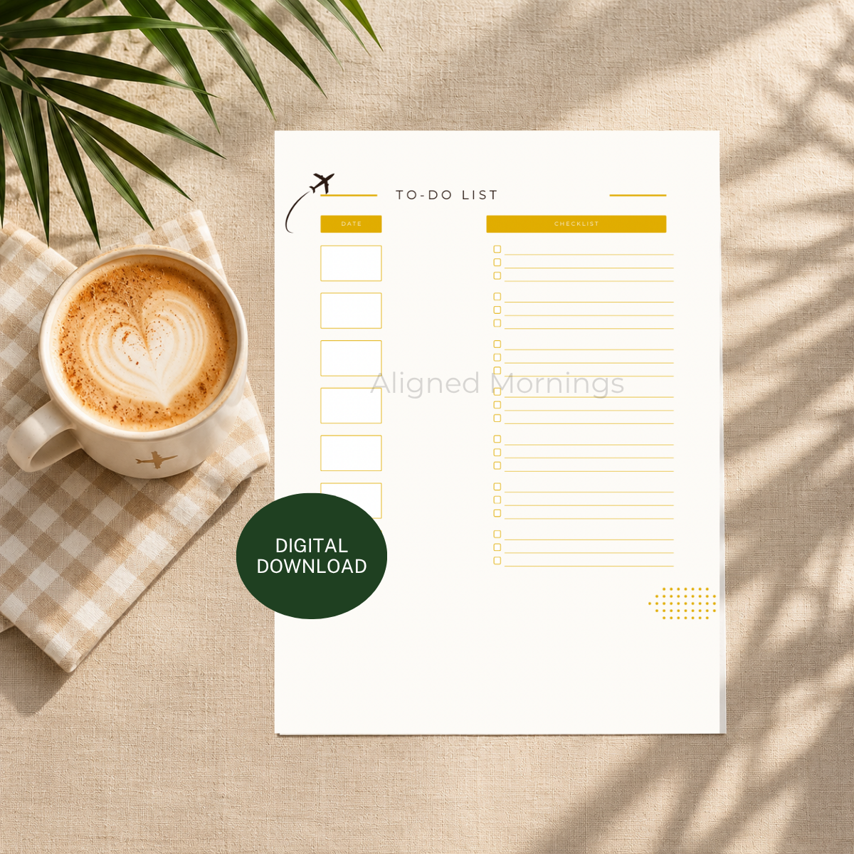The AM Aligned Departure Checklist